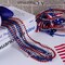 4th of July Beaded Necklace,30 Pcs Patriotic Star Bead Necklaces Red Silver and Blue Accessories,Fourth of July Beads for Independence Day,Memorial Day Patriotic Parades,Party Decor Supplies